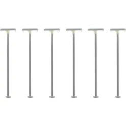 Viessmann H0 Luminaire De Quai De Gare Double Modèle Fini 63646 6 Pc(s)