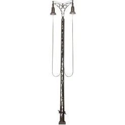 Réverbère Sur Mât En Treillis Double Viessmann 6390 Modèle Fini H0 1 Pc(s)